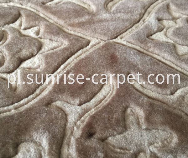 macro figure of embossing rug